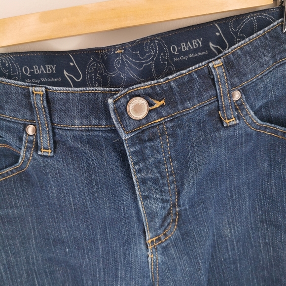 Wrangler Q-Baby Boot Cut Jeans with No-Gap Waistband Size 9/10 - Picture 4 of 6